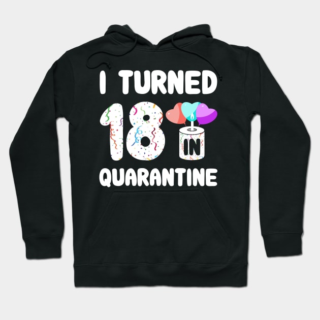I Turned 18 In Quarantine Hoodie by Rinte